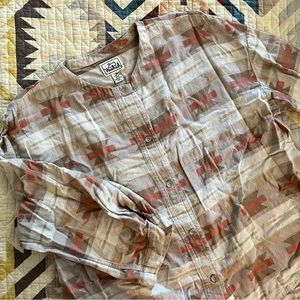 Southwestern Print Woolrich Top